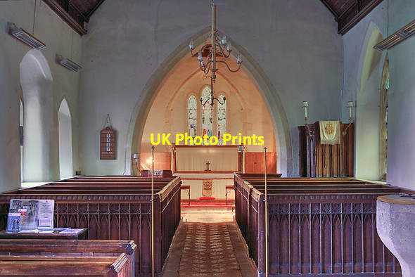 Photo 6"x4" Church of St James, Draycot Cerne - interior detail Draycot Cerne c2012
