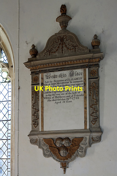 Photo 6"x4" Monument to Elizabeth Millington - St Peter's church, Clyffe Pypard Clyffe Pypard c2012