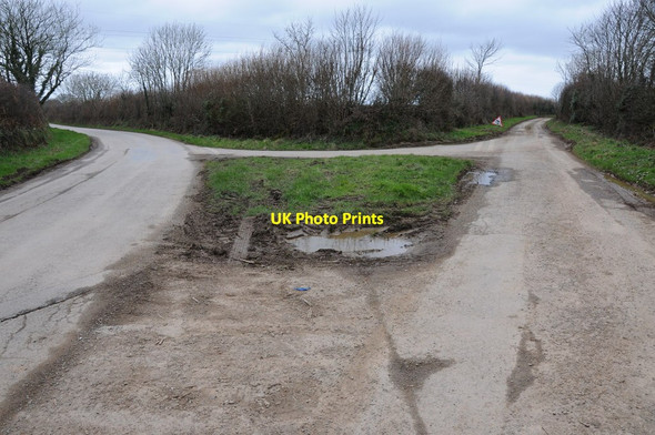 Photo 6"x4" A fork in the road Keybridge c2012