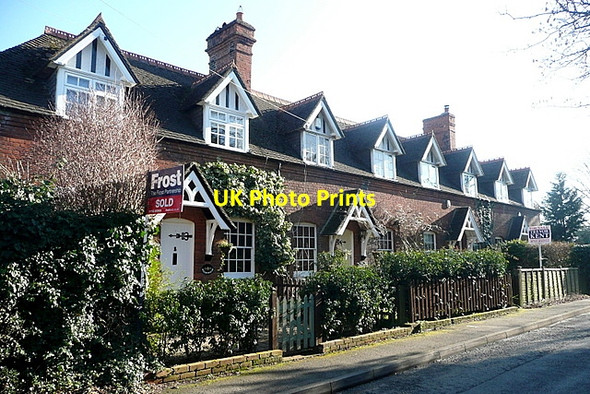 Photo 6"x4" Houses on Old Mill Road Denham\/TQ0486 c2012