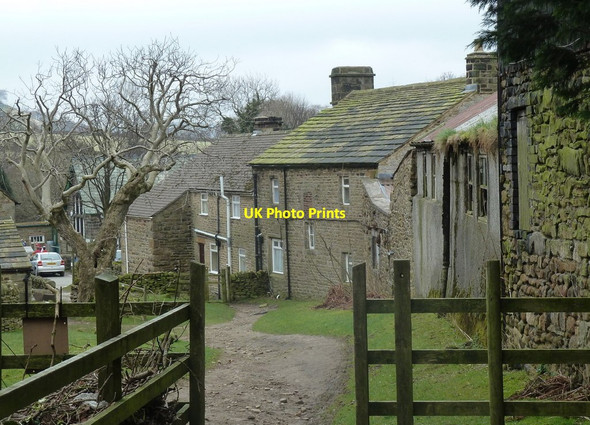 Photo 6"x4" Track into Grindsbrook Booth Edale c2012