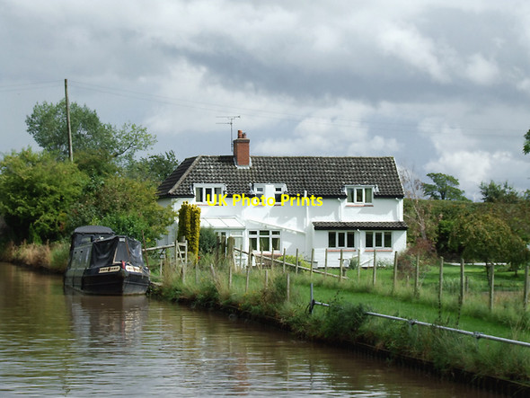Photo 6"x4" Canalside house near Church Minshull, Cheshire Wades Green c2011