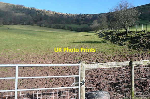 Photo 6"x4" Towards the hills Clodock c2012
