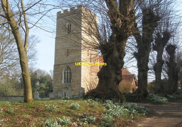 Photo 6"x4" The Church of St. Mary the Virgin.  Elsenham, Essex Gaunt's End c2012