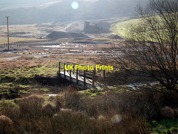 Photo 6"x4" Footbridge over Afon Castell Ysbyty Cynfyn c2012