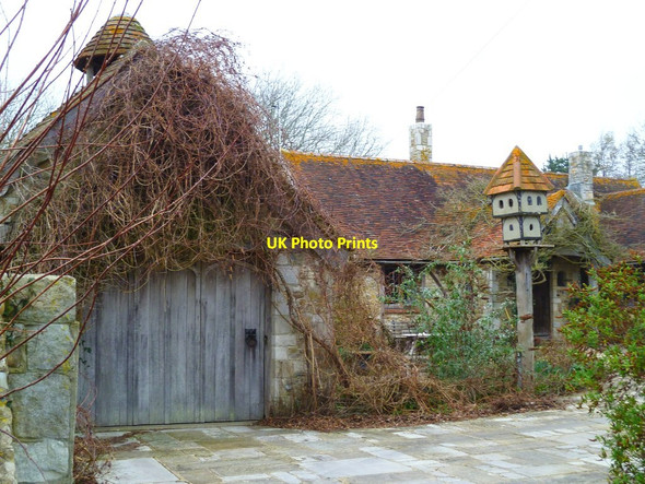 Photo 6"x4" Attractive cottage and bird house on Chapel Lane Rookwood c2012