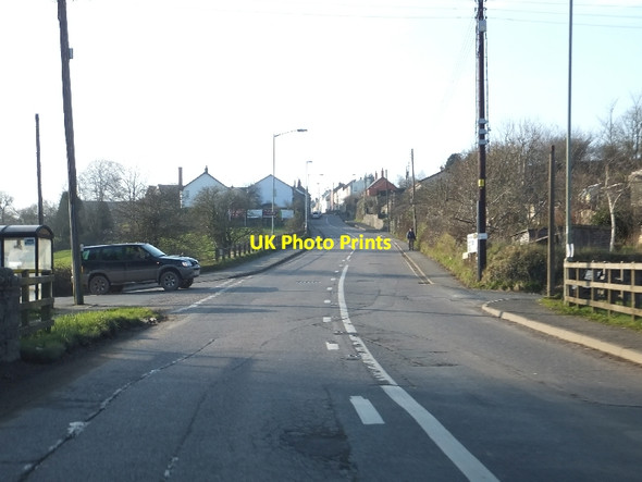 Photo 6"x4" Hill into South Molton from Mole Bridge South Molton c2012