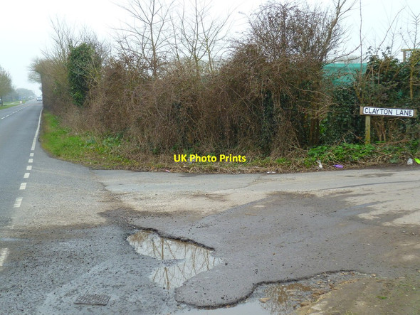 Photo 6"x4" Looking south on Bracklesham Lane Bracklesham c2012