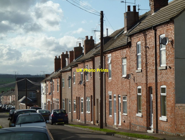 Photo 6"x4" Terraced houses, Carr Vale, Bolsover Bolsover c2012