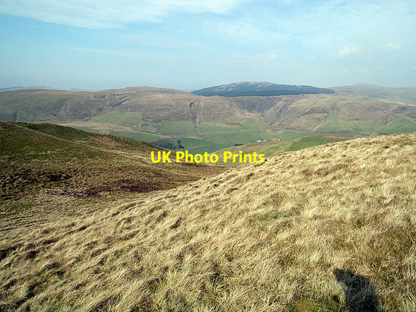 Photo 6"x4" Looking towards Dyffryn Castell from Draws Drum Ysbyty Cynfyn c2012