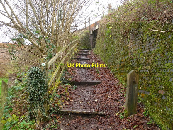 Photo 6"x4" Durley - Flight Of Steps Durley\/SU2364 c2011