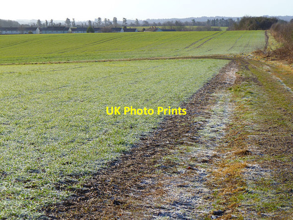 Photo 6"x4" Farmland, South Wonston South Wonston c2012