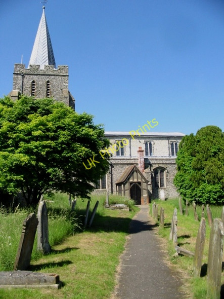 Photo 6"x4" The church of St Mary the Virgin, Elham Elham c2008