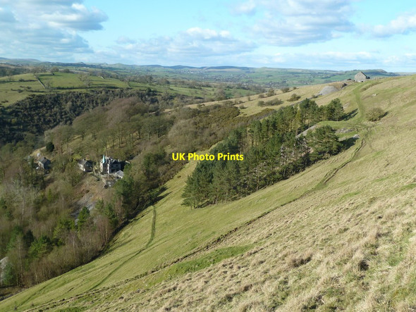 Photo 6"x4" Overlooking Ecton Mines Ecton\/SK0958 c2012