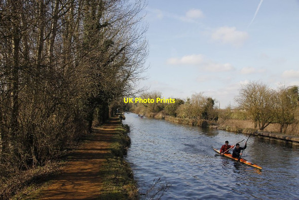 Photo 6"x4" Up from the bridge Midgham c2012