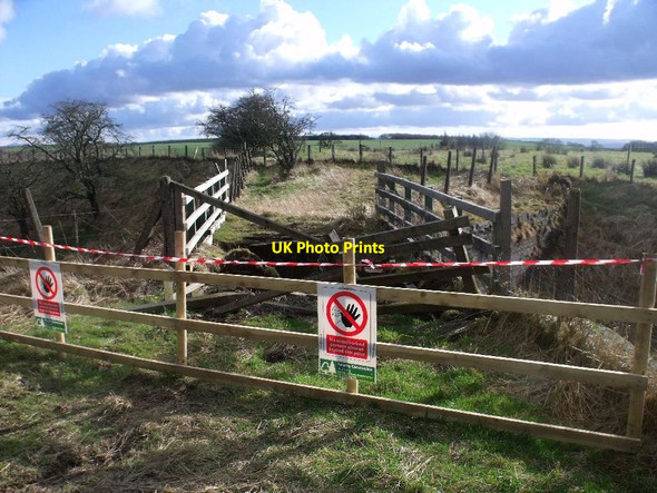 Photo 6"x4" Easter Dunsiston, dangerous bridge Moffat Mills c2012