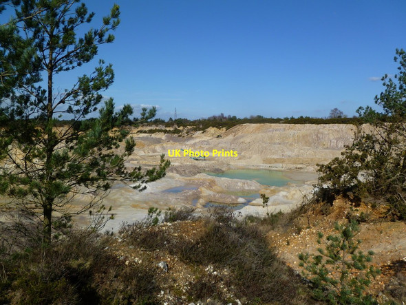 Photo 6"x4" South Heath, sand pit Stokeford c2012