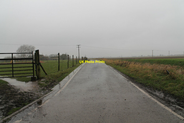 Photo 6"x4" Driveway to Sewage works off Chaintoft Lane Quadring c2012