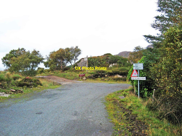 Photo 6"x4" End of the public road at Arnish, Raasay Arnish c2010