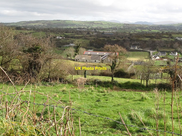 Photo 6"x4" The Clanrye Valley below Glenny's Bridge Mayobridge c2012