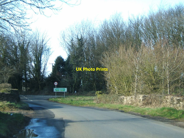 Photo 6"x4" Junction with the A4135 Lasborough c2012