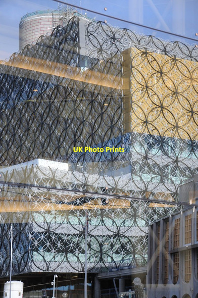 Photo 6"x4" Reflections of the new library Lee Bank c2012