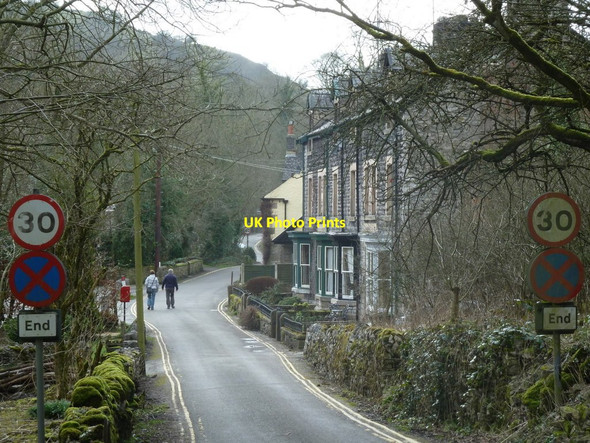 Photo 6"x4" Lane into Miller's Dale village from Litton Mill Miller's Dale\/SK1473 c2012