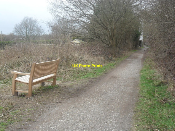 Photo 6"x4" Memorial Seating on Forest Way Ashurst Wood\/TQ4136 c2012