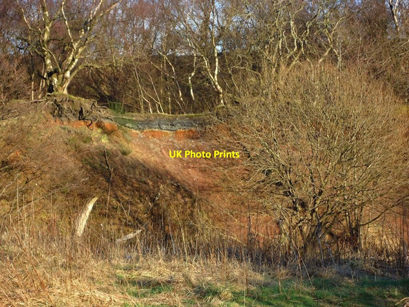 Photo 6"x4" North Calder Water, erosion Airdrie\/NS7665 c2012