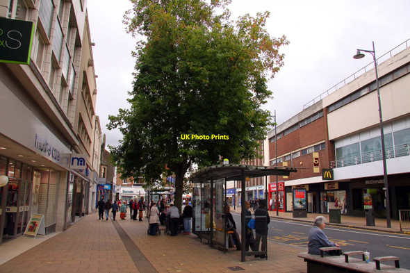 Photo 6"x4" Bus shelters on Northgate Darlington c2011