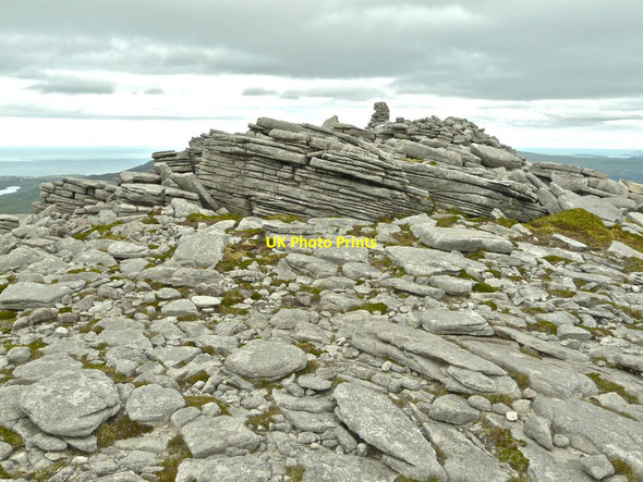 Photo 6"x4" Beinn Spionnaidh cairn Beinn Spionnaidh c2008