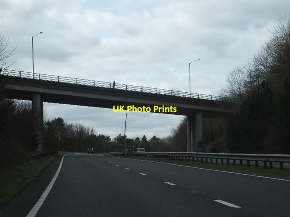 Photo 6"x4" A388 bridge over A30 Launceston c2012