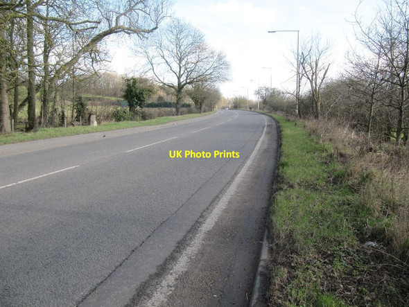 Photo 6"x4" A4 by the milestone Midgham Green c2012
