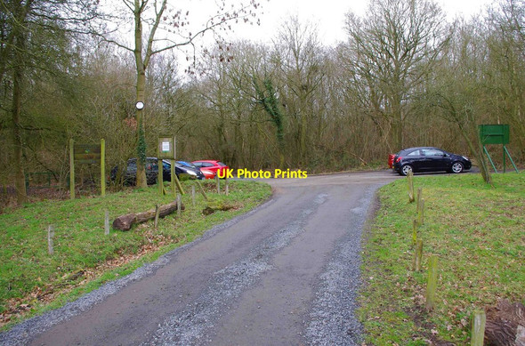 Photo 6"x4" Entrance to Pepper Wood and car park from Dordale Road Bournheath c2012