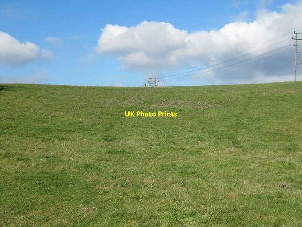 Photo 6"x4" Top of the hill Thatcham c2012