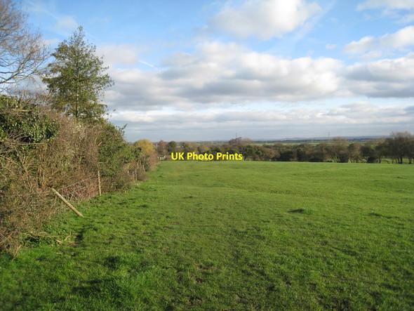 Photo 6"x4" Footpath to Town End Lane Flintham c2012