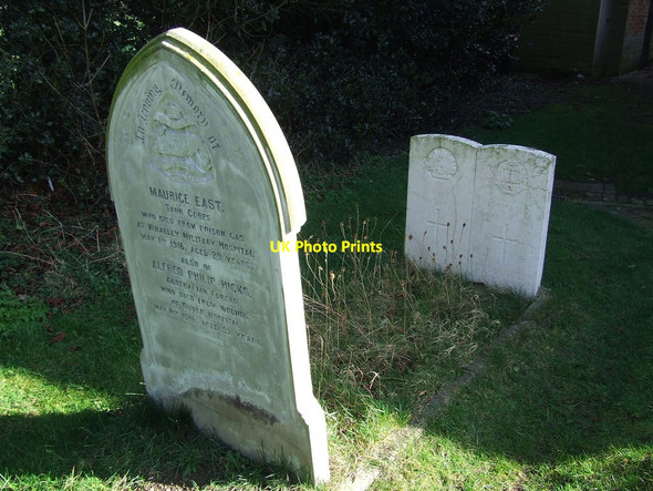 Photo 6"x4" Military Graves Little Cornard c2012