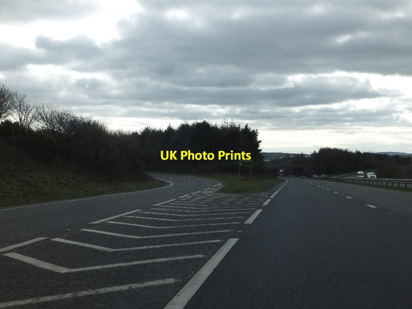 Photo 6"x4" Slip road from A30 to A38  Bodmin c2012