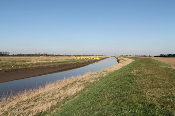 Photo 6"x4" River Welland Surfleet Seas End c2012