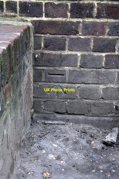 Photo 6"x4" Benchmark on #24 Ladbroke Road Kensington\/TQ2579 c2012