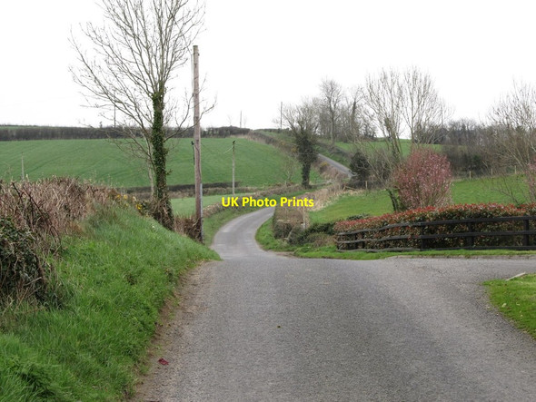 Photo 6"x4" Steep gradient on the Rock Road Jerrettspass c2012