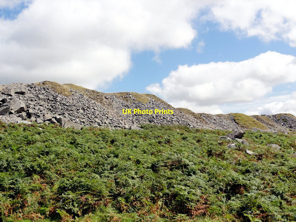 Photo 6"x4" The Spoil Heap Buttresses of Swelltor Quarries Merrivale\/SX5475 c2011