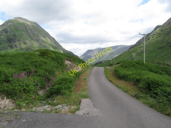 Photo 6"x4" Glen Etive Road, Stob Dubh on left Dalness\/NN1651 c2008