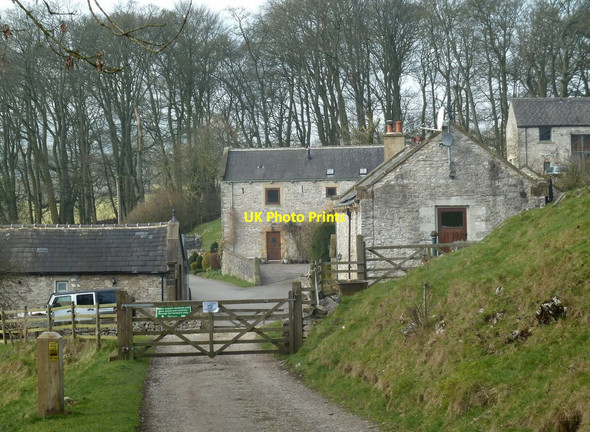 Photo 6"x4" Hamlet of Brushfield from the east Brushfield c2012