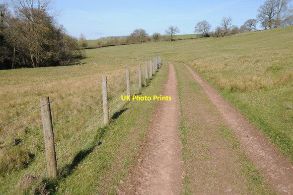 Photo 6"x4" Track in the Leadon Valley Fox Hill\/SO6845 c2012