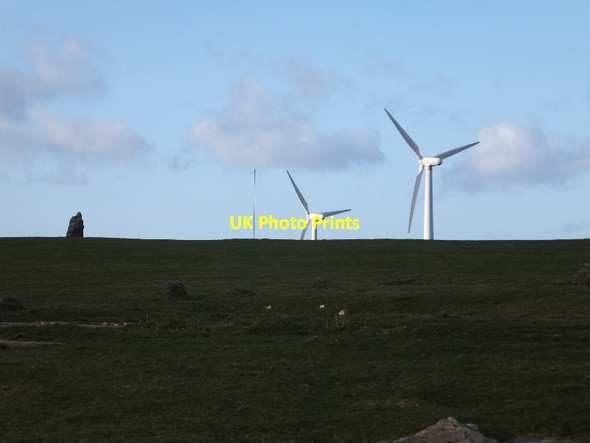 Photo 6"x4" Old and new on the skyline of St Breock  Higher Cransworth c2012