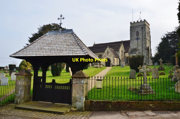 Photo 6"x4" Okeford Fitzpaine: St Andrew's Church Okeford Fitzpaine c2012