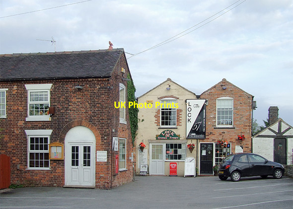 Photo 6"x4" Canalside buildings at Hassall Green, Cheshire Sandbach c2011
