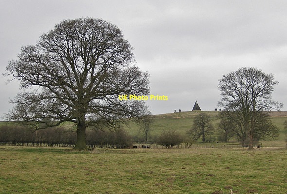 Photo 6"x4" View to the pyramid on St Anne's Hill Welburn\/SE7267 c2012