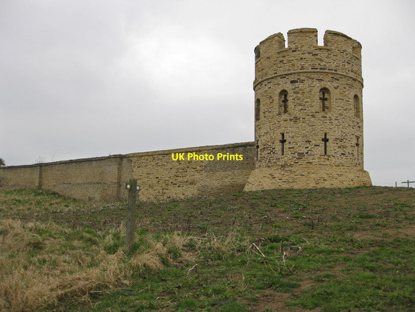Photo 6"x4" Footpath from Welburn passes the folly Coneysthorpe c2012